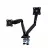 Diverse GEMBIRD Table/desk 2-display mounting "MA-DA2-03" Gembird (rotate,tilt,swivel),17”-32”,up to 10 kg,VESA:75x75,100x100