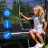 Trambulina THUNDER Trambulina de grădină pentru copii THUNDER INSIDE ELITE 6FT (183cm) Black