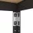 Raft Nex Raft metalic de depozitare Nex Budget 1800x900x400 mm, 5 rafturi MDF, antracit
