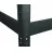 Raft Nex Raft metalic de depozitare Nex Budget 1800x900x400 mm, 5 rafturi MDF, antracit