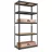 Raft Nex Raft metalic de depozitare Nex Budget 1800x900x400 mm, 5 rafturi MDF, antracit