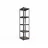 Raft Nex Raft metalic de depozitare Nex Budget 1800x400x400 mm, 5 rafturi MDF, antracit