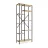 Стеллаж Nex Loft Raft metalic Nex Loft Cascade 1780x700x300 mm, 7 rafturi, PAL, Anthracite/ Oak Artisan