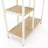 Стеллаж Nex Loft Raft metalic Nex Loft Cascade 1780x700x300 mm, 7 rafturi, PAL, White / Oak Artisan