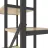 Стеллаж Nex Loft Raft metalic Nex Loft Cascade 1090x700x300 mm, 5 rafturi, PAL, Antracite / Oak Artisan