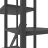 Стеллаж Nex Loft Raft metalic Nex Loft Cascade 1090x700x300 mm, 5 rafturi, PAL, Antracite / Antracite