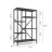 Стеллаж Nex Loft Raft metalic Nex Loft Cascade 1090x700x300 mm, 5 rafturi, PAL, Antracite / Antracite