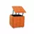 Puf Nex Home Cub Transformer 5 scaune in 1 Nex Home N10, Orange