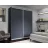 Шкаф Nex Home Dulap cu uși glisante Nex Home, PAL, Antracit 200x60x220 cm