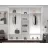 Шкаф Nex Home Dulap cu uși glisante Nex Home, PAL, Alb 240x60x240 cm