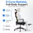 Fotoliu de birou Nex Home Fotoliu de birou ergonomic Nex Home Confort Black