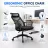 Fotoliu de birou Nex Home Fotoliu de birou ergonomic Nex Home Confort Black