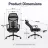 Fotoliu de birou Nex Home Fotoliu de birou ergonomic Nex Home Confort Black