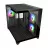 Корпус без БП Cougar mATX FV150 Mini RGB w/o PSU, 2x120revers, 1x120rear, TG: Front&Side, 2xUSB3.0, 1xUSB-C, 1x2.5", 1x3.5", RGB Button, Black