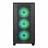 Корпус без БП CHIEFTEC ATX Chieftec HUNTER 3, w/o PSU, 0.7mm, 4x120mm ARGB fans, ARGB Hub, Front Mesh, Tempered Glass, 2xUSB3.0, 1xUSB-C, 2x2.5", 2x3.5", Black