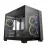 Корпус без БП DEEPCOOL mATX CG330 3F, w/o PSU, 3x120mm, Front&Side TG, 2xUSB2.0, 1xUSB-C, 1xUSB2.0, 4x2.5", Black