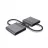 Кабель USB GEMBIRD Gembird  A-CM-COMBO3-04, USB Type-C 3-in-1 multi-port adapter (USB port + HDMI + PD), 85 W USB Type-C Power Delivery, USB 3.2 Gen 1 (5 Gbps) port, 2 x HDMI ports with UHD 4K support, space grey