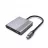Кабель USB GEMBIRD Gembird  A-CM-COMBO3-04, USB Type-C 3-in-1 multi-port adapter (USB port + HDMI + PD), 85 W USB Type-C Power Delivery, USB 3.2 Gen 1 (5 Gbps) port, 2 x HDMI ports with UHD 4K support, space grey