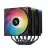 Cooler universal DEEPCOOL AC Deepcool "AG620 BK ARGB V2" (≤29.4 dB, 300-1950RPM, 67.88 CFM, 2x120mm, ARGB, 6x6mm, 1330g.)