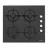 Plita incorporabila cu gaz SILVERLINE Plita de gaz (partea super.) CS5700B01 neagra