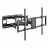 Suport perete GEMBIRD Wall Mount  Gembird "WM-120ST-01" Black 60"-120", 120kg, VESA:up 900x600, Wall dist: 75 ~ 703 mm