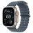 Смарт часы APPLE Apple Watch Ultra 3 GPS + Cellular, 49mm Natural Titanium Case with Anchor Blue Ocean Band, MEWH4