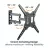 Suport perete BRATECK SUPORT TV Brateck LPA68-443 400*400/ 23-65"/ поворотно-выдвижное/ 