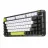 Kit (keyboard+mouse) ASUS Keyboard Asus Jelly75, KD201, Mechanical, Key Travel 4.0 mm, Linear, USB/RF 2.4GHz/Bluetooth, EN, Black/White/Green