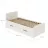 Кровать MBS Pat cu sertare 900 LILU 90x200 Grey