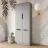 Dulap MBS Dulap clasic LILU 4D 80x40x210 Grey