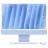 PC All-in-One APPLE Apple iMac 24" Z1E5000JW Blue (M4 8-core CPU and 8-core GPU 16GB 512GB SSD)