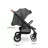 Коляска Caretero Carucior de plimbare pentru copii Caretero ELMA DARK GREY