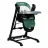 Scaun pentru alimentare Caretero Scaun de masa 2 in 1 Caretero INDIGO BLACK GREEN
