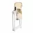 Стульчик для кормления Caretero Scaun de masa 2 in 1 Caretero MEGALO BEIGE