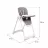 Стульчик для кормления Caretero Scaun de masa 2 in 1 Caretero MEGALO DARK GREY
