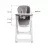 Стульчик для кормления Caretero Scaun de masa 2 in 1 Caretero MEGALO DARK GREY