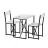 Set de masa si scaune Bofigo Комплект для столовой Bofigo 34-03-01 White