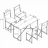 Set de masa si scaune Bofigo Комплект для столовой Bofigo 34-04-01 White