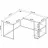 Masa de birou Bofigo Письменный стол Bofigo 20-30-01 White