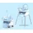 Scaun pentru alimentare QPlay Стульчик для кормления 4Play E-800 Blue
