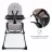 Scaun pentru alimentare KinderKraft Стульчик для кормления Kinderkraft Binci Grey (KHBINC00GRY0000)