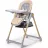 Scaun pentru alimentare KinderKraft Стульчик для кормления Kinderkraft Lastree Wood (KHLAST00BEGW000)