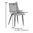 Scaun de gradina Xenos Стул Xenos James Black
