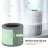 Очиститель воздуха EvoAir Purificator de aer Evoair, YuvoSpin, Lampă UV-C, Filtru 3in1, True Hepa, Carbon Activ,Alb