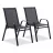 Scaun de gradina Gardenline Set scaune GardenLine NEO3685 (Black)