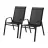 Scaun de gradina Gardenline Set scaune de gradina GardenLine TIH1625 (Black)