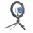 Trepied Proove Tripod cu Lampa Circulara Cellularline Selfie Ring 8", Black