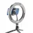 Trepied Proove Tripod cu Lampa Circulara Cellularline Selfie Ring 8", Black