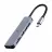 Кабель видео Cablexpert Docking Station Gembird A-CM-COMBO6-02, In: Type-C, Out: USB3.1, 2*USB2.0, SD, MicroSD, HDMI