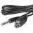Microfon SVEN Microphone SVEN "MK-130", Black (wired, dynamic, plastic, cable 3.0 m, 6.3mm Jack, cardioid)